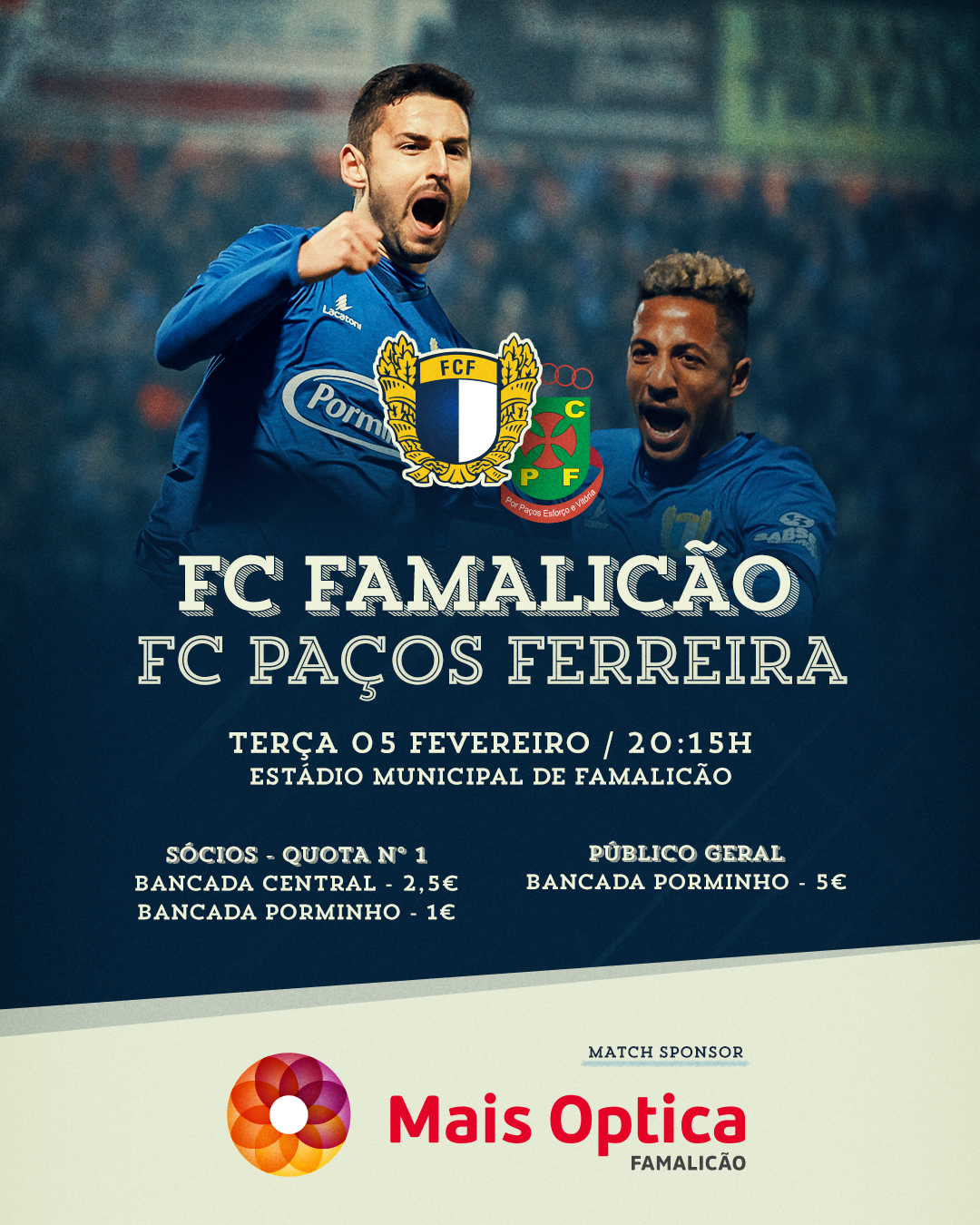 Bilhetes para a receção ao FC Porto - FC Famalicão