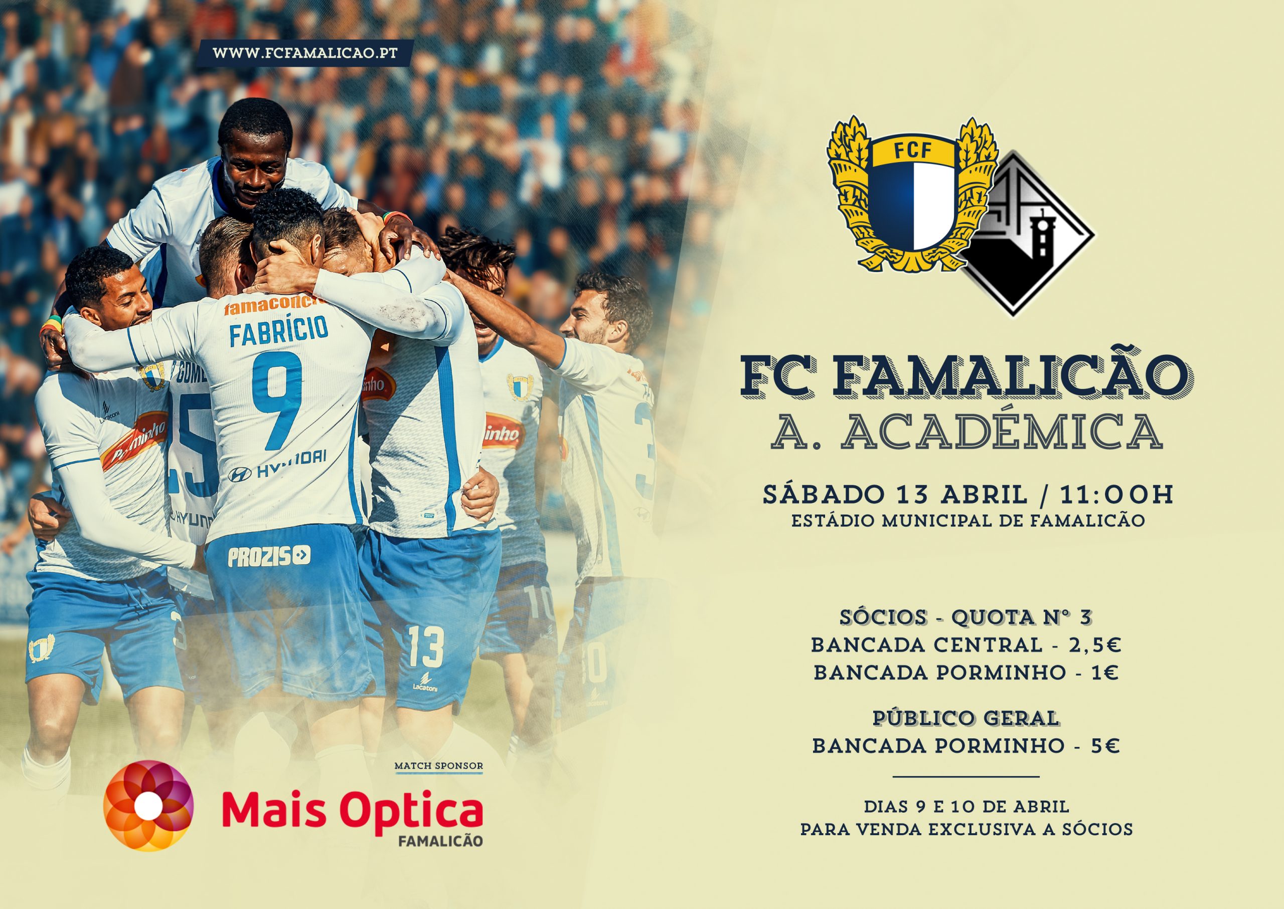 Horários das jornadas 9 a 13 da Liga NOS - FC Famalicão