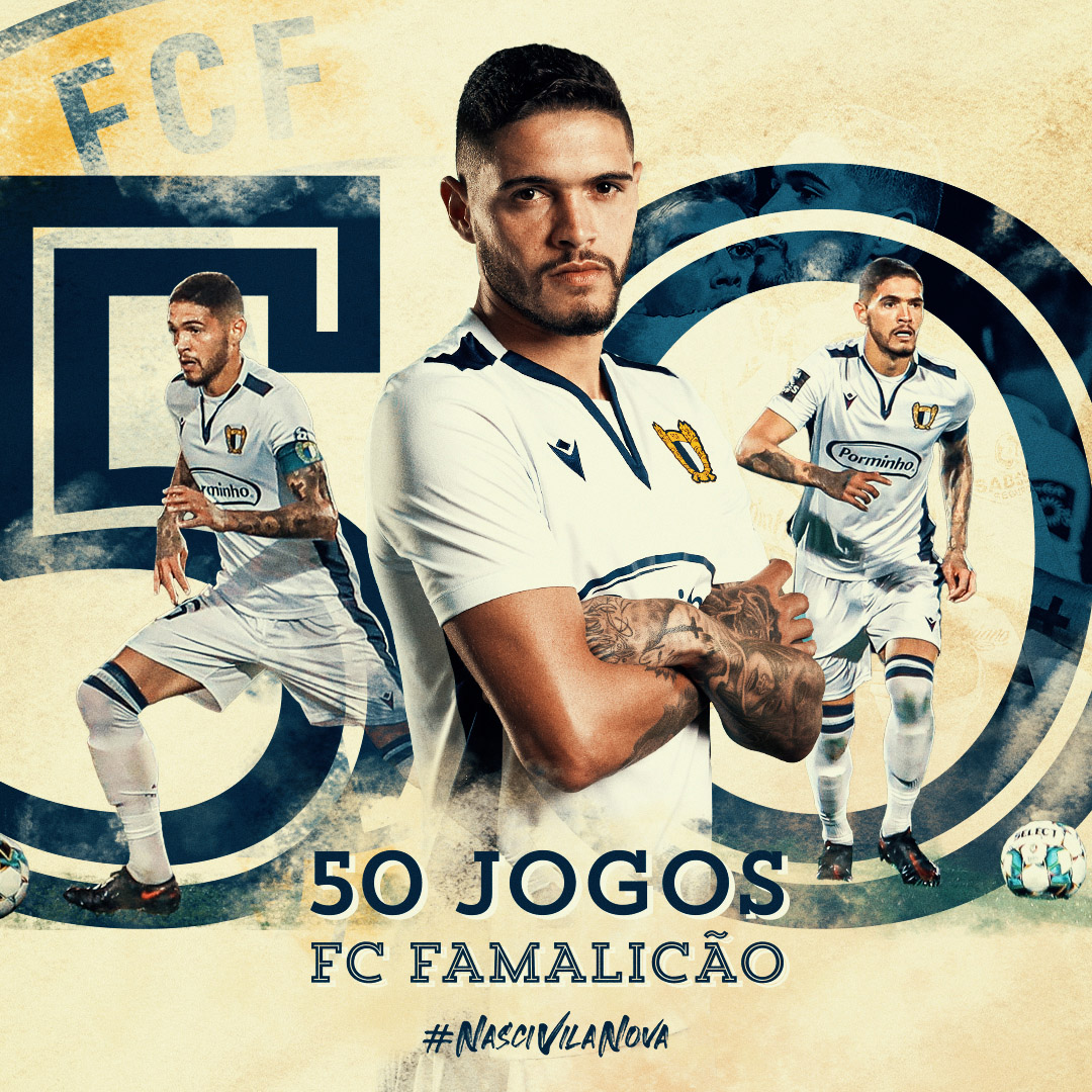 50 jogos de Riccieli pelo Vila Nova - FC Famalicão